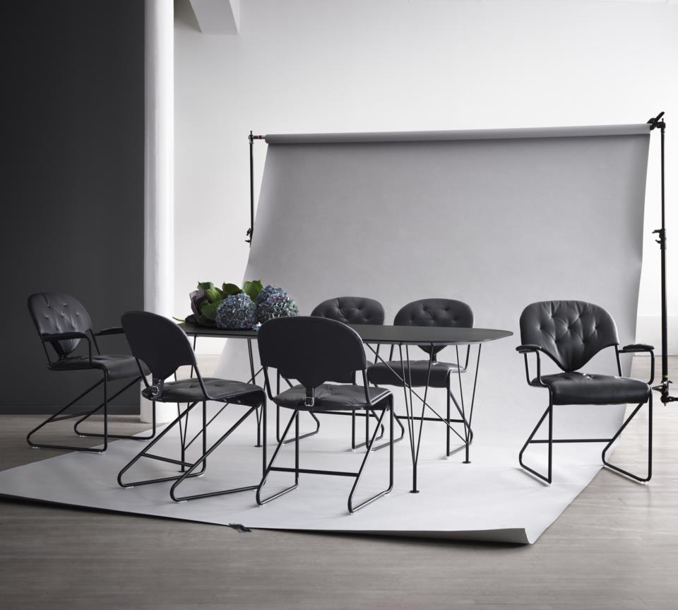 Inter eettafel zwart zwart